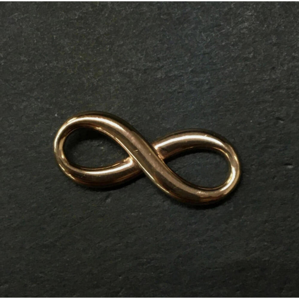 Tiffany & Co. Rubedo Metal Gold Infinity Charm for Pendants / Necklace
